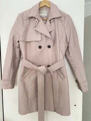 $35 • Buy Gorgeous Dusty Pink Forever New Short Trench Coat Size 14