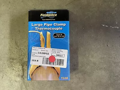 Fieldpiece Large 3/4  - 4-1/8  Thermocouple K-type Pipe Clamp Tc48 • $50