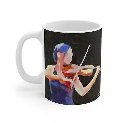 Violin 'The Bowist'   -  Ceramic Mug 11oz • $14.95