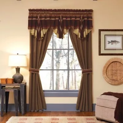 Croscill Highlands Lodge Cabin Circle Valance $100 • $29.95