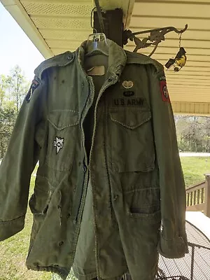 U.S. Military M65 Field Jacket 101st Airborne Vietnam Issue • $100