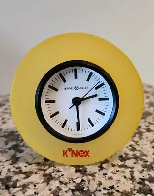 VTG K'NEX Howard Miller 1997 Floor Display Clock 4.5  Neon Yellow • $299.99