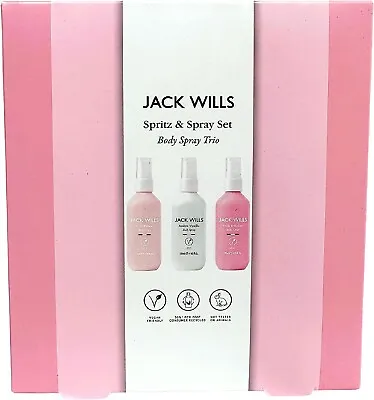 Jack Wills Sprits & Spray Set - Body Spray Trio Gift Set FREE POST • £16.99