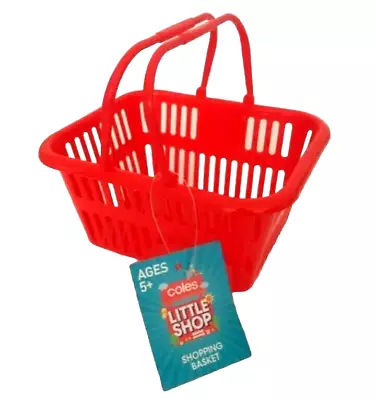 New Coles Little Shop 2 Shopping Basket Limited Edition Rare Gift • $7.65