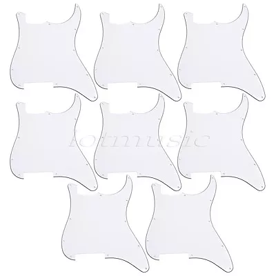 8pcs Blank Scratch Plate Pickguards For Fender Strat Guitar Pick Guards Parts • $94.01