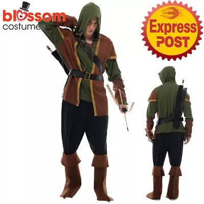 EY83 Archer Robin Hood Storybook Huntsman Snow White Medieval Book Week Costume • $33.16