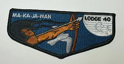 OA Lodge 40 Ma-KA-JA-Wan  Flap WWW  Boy Scout MC3 • $6.77