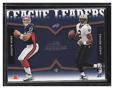 2003 Playoff Prestige League Leader Tandems #LLT4 Drew Bledsoe/Aaron Brooks • $5