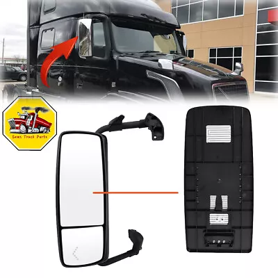 For 2005-2018 Volvo VNL Big Mirror Plate Heated Mirrors Glass Left Or Right Side • $29.99