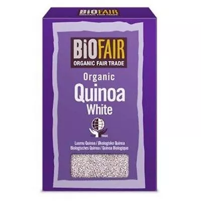 Bio Fair Fairtrade Organic White Quinoa Grain 500g • £8.32