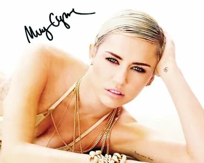 Miley Cyrus Autograph Signed Photo Print  • £6.89