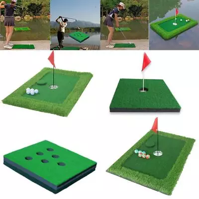Floating Golf Green Golf Hitting Mat Ultimate Backyard Game Premium Turf Mat • $156.48