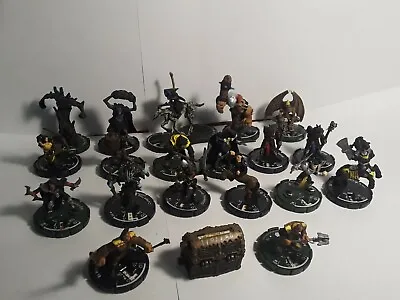 20 Rare Mage Knight Miniature LOT Figure Hero Monster Dungeon Dragon Pathfinder • $25.49