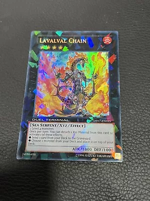 Yugioh Lavalval Chain DT07-EN035 Duel Terminal Ultra Rare NM • $39.99