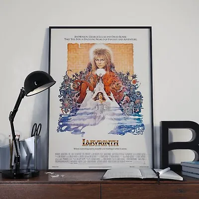 Labyrinth David Bowie Movie Film Poster Print Picture A3 A4 • £4.99