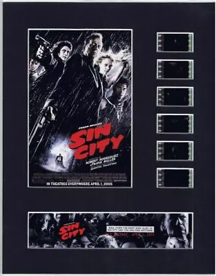 Sin City (2005) Authentic 35mm Movie Film Cell 8x10 Matted Display - W/COA • $49.99