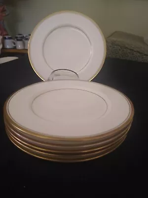 Mikasa Wheaton Bone China  Bread Plates Gold Rim (6) • $18