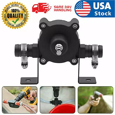 $8.69 • Buy Hand Electric Drill Drive Self Priming Powered Oil Fluid Water Transfer Pump NEW