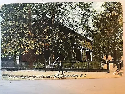 Vintage Postcard 1907-1915 Friends Meeting House Mount Holly New Jersey • $12