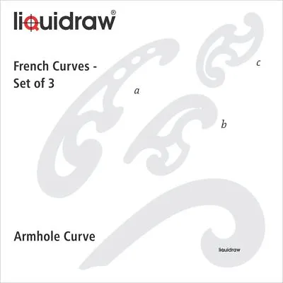 French Curve Ruler Set Of 4 Rulers Technical Drawing Stencil Templates Curves • £3.99