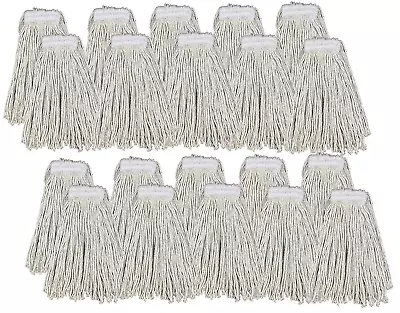 Kentucky Mop Head 16Oz Replacement Commercial Cotton Heavy Duty Large 20 Pack • £36.08