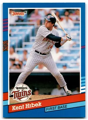 1991 Donruss Kent Hrbek Minnesota Twins #95 • $0.99