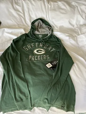 Green Bay Packers Mens Light Hoodie Size Large Nwt • $45