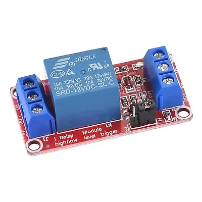 Relay Module 1 Channel 12V High Low Level Trigger Module Red Relay Module Board • $6.82