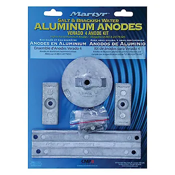 Anode Kit Aluminum Salt Water  Mercury 135-200hp V6 Verado 135-200hp 4 Cyl • $39.87