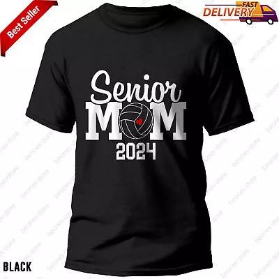 Senior Mom Class Of 2024 Volleyball Mom Graduation T-Shirt Graduate Gift Women • $13.99