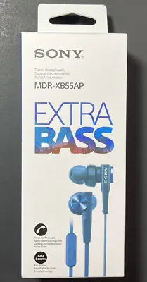 $118.54 • Buy Sony Extra Bass In-Ear Headphone MDR-XB55AP [ BLUE Edition ] NEW