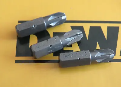 DEWALT Pozidrive PZ3 X 3  25MM HIGH QUALITY SCREWDRIVER BITS  FOR DRILL DRIVERS • £3.99