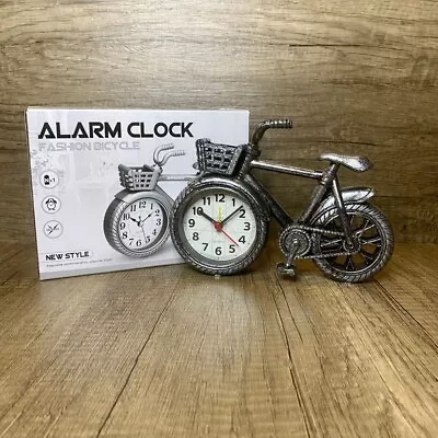 Retro Office Living Room Home Clock Bicycle Clock Crafts Alarm Clock • $22.22