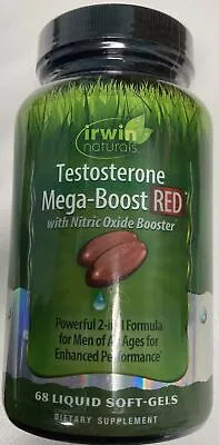 Irwin Naturals Mega-Boost Red - 68ct 2in1 Formula Exp2025+ #4404 • $22.60