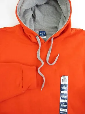 Spalding Mens XL Pullover Hoodie Sweatshirt Neon High Visibility HEAVYWEIGHT NWT • $18.73