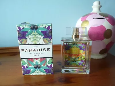 Next Paradise Eau De Parfum 100ml Spray New In Box Not Sealed  • £39.99