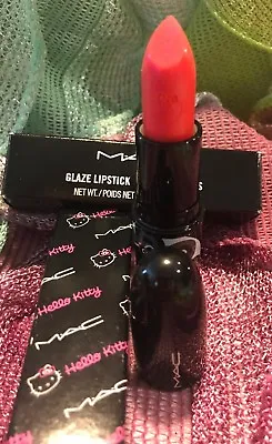 MAC Glaze Lipstick Hello Kitty Collection BIG BOW Authentic Rare NIB • $89