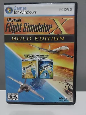 Microsoft Flight Simulator X: Gold Edition (PC: Windows 2008) • $18