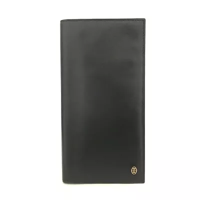 Must De Cartier Pasha Leather Long Bifold Wallet/9Y1395 • $1