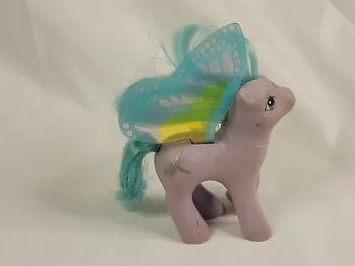 Vintage G1 My Little Pony Summer Wings High Flyer Purple Figure Dragonfly 1988 • $12.99