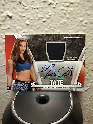 2013 Topps UFC Knockout Relics Miesha Tate #KAR-MT Auto | Autographed Relic /399 • $40