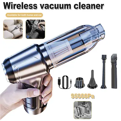 95000PA Mini Handheld Vacuum Cleaner Mini Portable Auto Wireless Duster Blower • $39.99