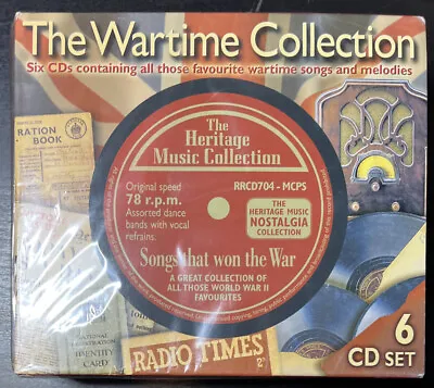 The Wartime Collection- 6 CD Set CD New Sealed • £10.99