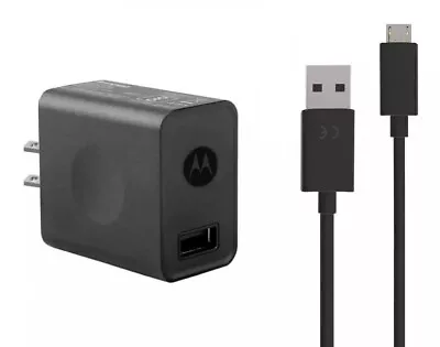 OEM Motorola Rapid USB Charger Adapter With Micro USB Cable 5.2V/2A (C-P35) • $19.99