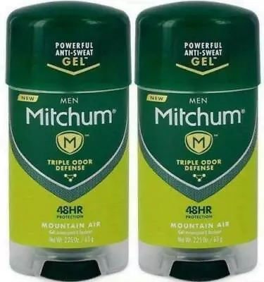 Mitchum Power Gel Anti-Perspirant - Deodorant Mountain Air 2.25 Oz (Pack Of 2) • $13.99