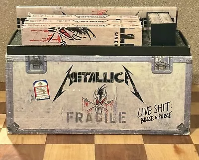 Metallica Live Shit Binge & Purge Box Set VHS Cassettes Stencil Snake Pit Pass  • $67.88