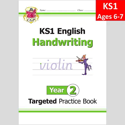 KS1 Year 2 English Targeted Practice Book Handwriting Ages 6-7 Cgp • £5.99