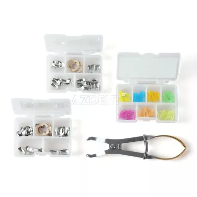 2x Dental Sectional Contoured Metal Matrices Matrix Refill Kit+Diamond Wedge Kit • $36.99