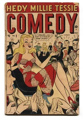 Comedy #1 1948-Timely-Millie The Model-Hedy Devine-Tillie The Typist-G/VG • $573.75