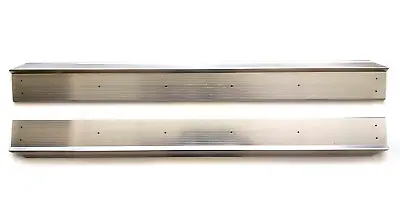 VW Karmann-Ghia Door Sill Aluminum Plates Covers – Pair NEW (from 1964) • $89